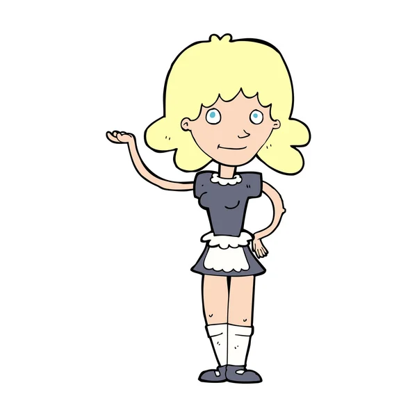 Cartoon maid — Stock Vector