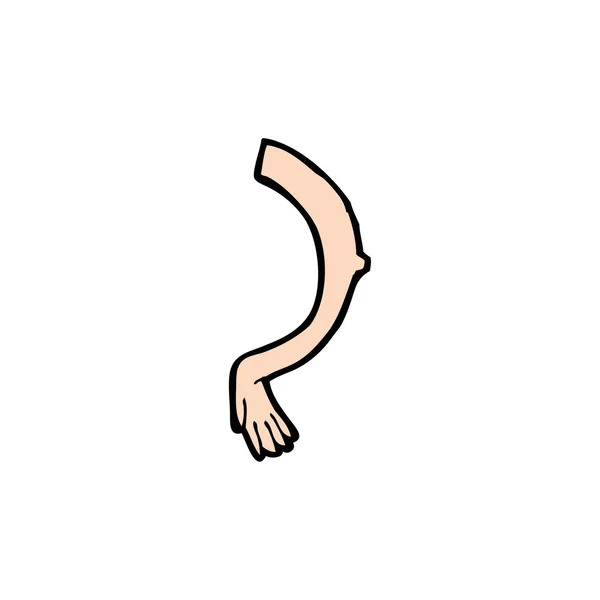 Cartoon arm — Stockvector