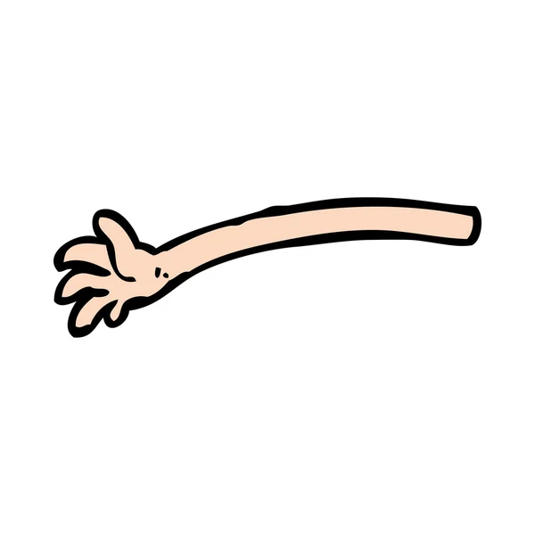 Cartoon arm — Stockvector