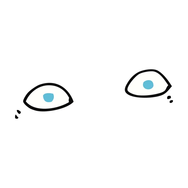 Olhos de desenhos animados — Vetor de Stock