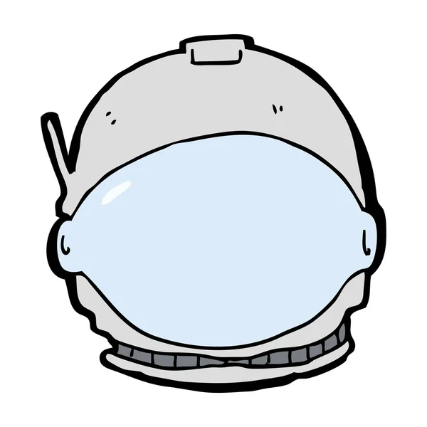 Cartoon astronaut ansikte — Stock vektor