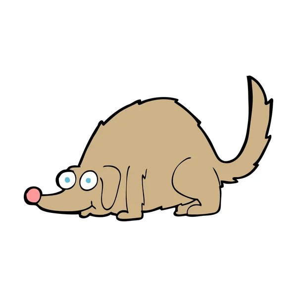 Cartoon gelukkige hond — Stockvector