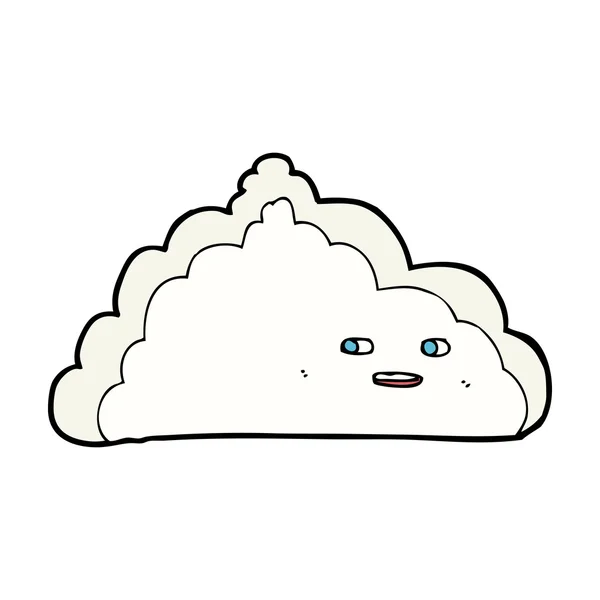 Cartoon cloud — Stock Vector