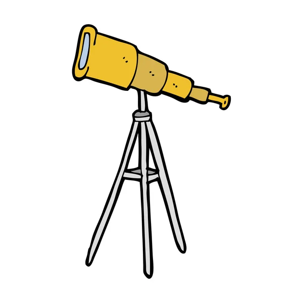 Cartoon-Teleskop — Stockvektor
