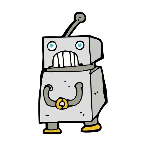 Cartoon robot — Stock Vector