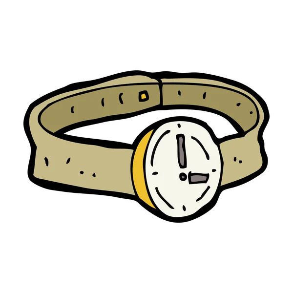 Relógio de pulso dos desenhos animados — Vetor de Stock
