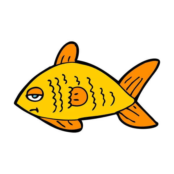 Śmieszne rybę kreskówki — Wektor stockowy