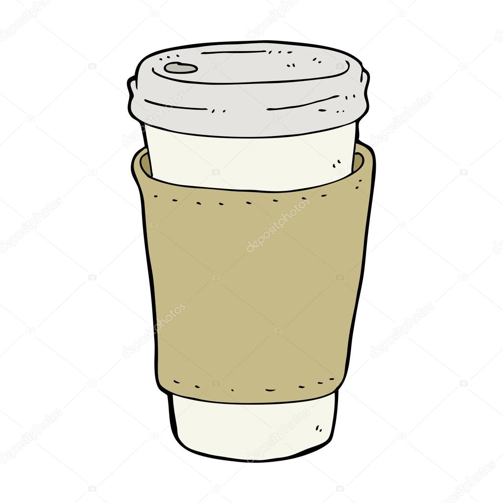 cartoon coffee cup