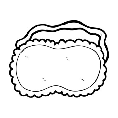 karikatür uyku maskesi