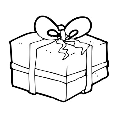 Noel hediyesi cartoon