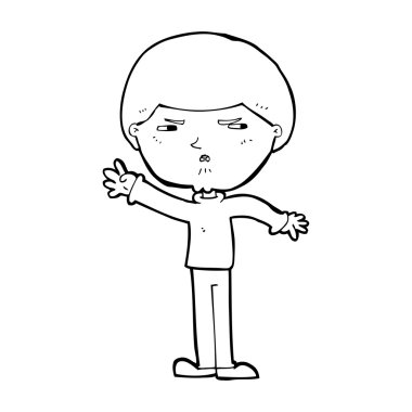 kötü bir adam çizgi film