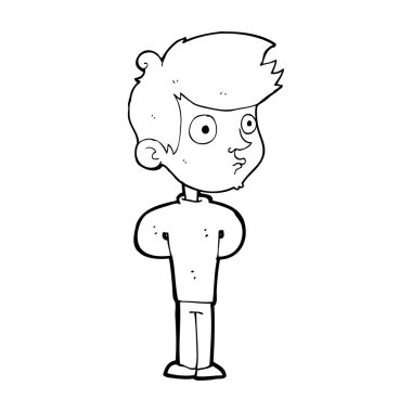 çizgi film çocuk bakıyor,