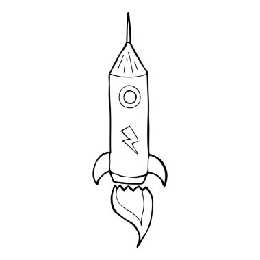 çizgi film uzay roketi