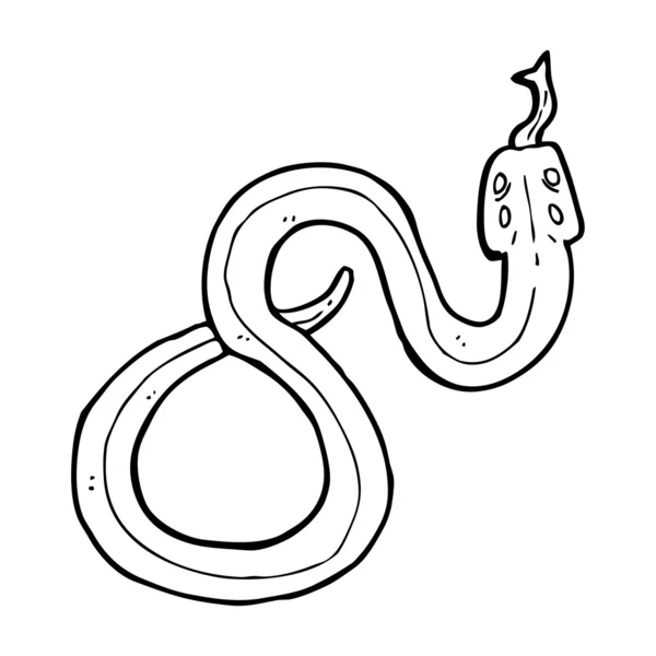 Serpent de bande dessinée — Image vectorielle