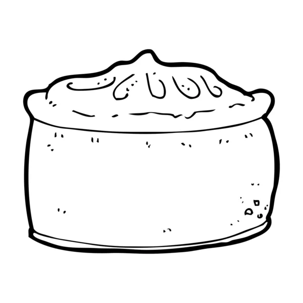 Kreslený koláč — Stockový vektor