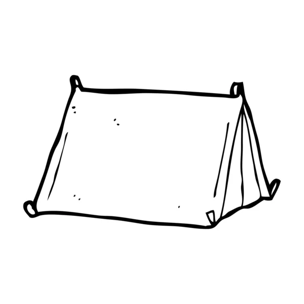 Tente traditionnelle de dessin animé — Image vectorielle