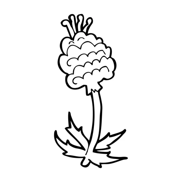 Cartoon bloem — Stockvector