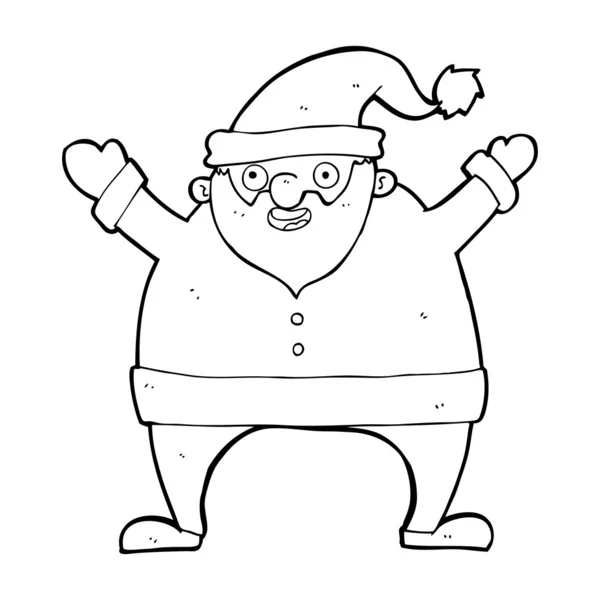 Cartoon santa claus — Stock Vector