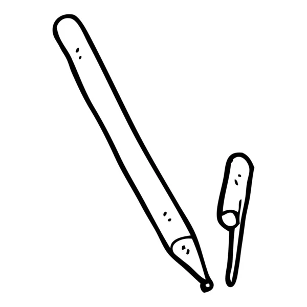 Cartoon pen — Stockvector