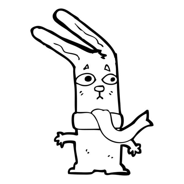 Lapin de bande dessinée — Image vectorielle