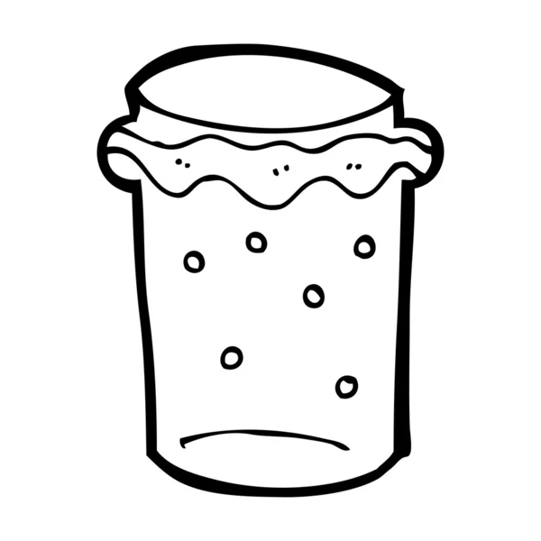 Vaso de cerveza de dibujos animados — Vector de stock