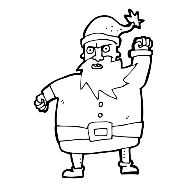 Cartoon jultomten — Stock vektor