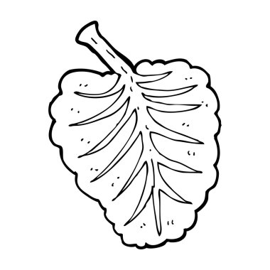 karikatür yaprak sembol