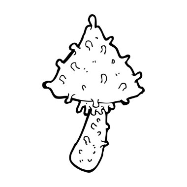 çizgi film garip mantar