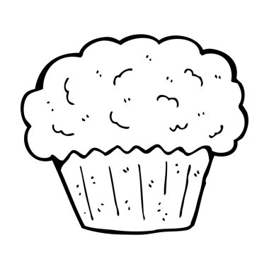 karikatür cupcake
