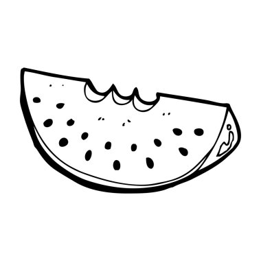 karikatür karpuz dilimi