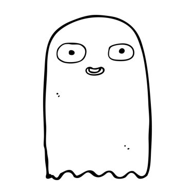 komik karikatür hayalet