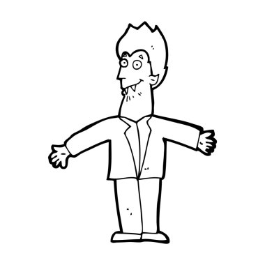 çizgi film vampire adam