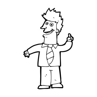 İyi bir fikri olan çizgi film adamı.