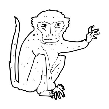 çizgi film şeytan maymun