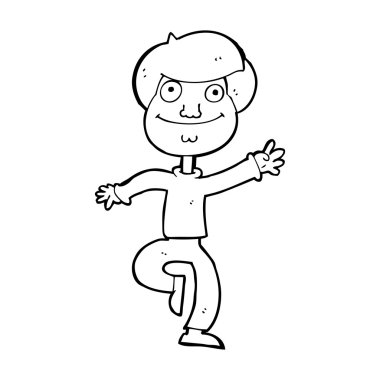 dans adam çizgi film