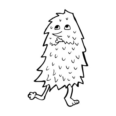 çizgi film canavarı