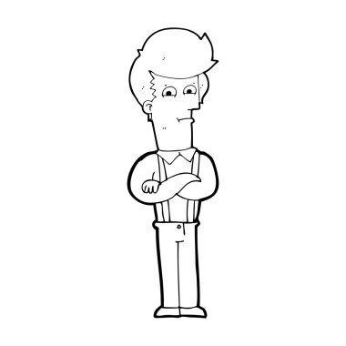 kızgın adam çizgi film