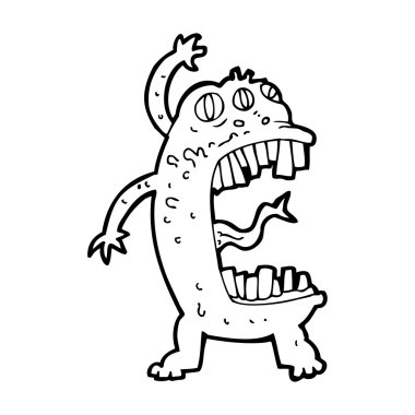 çizgi film çılgın canavar