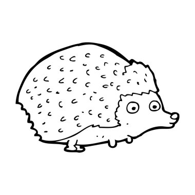 karikatür kirpi