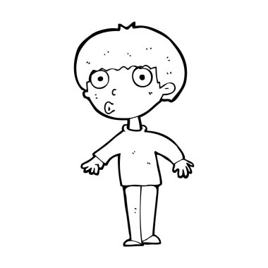 karikatür sürpriz çocuk