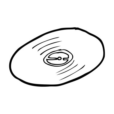 karikatür vinil kaydı