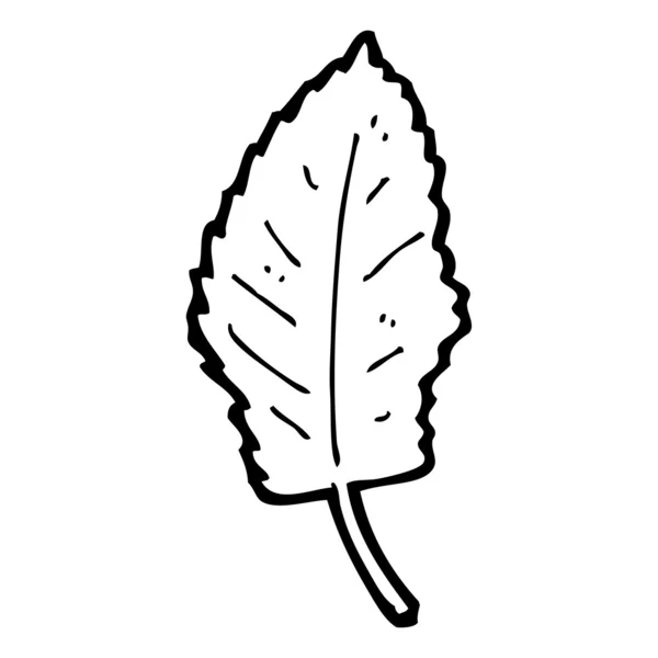 Символ листьев карикатуры — стоковый вектор