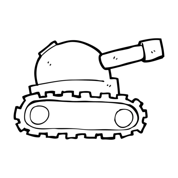 Tanque dos desenhos animados —  Vetores de Stock