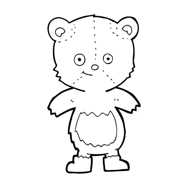 만화귀여운 곰 곰 — 스톡 벡터