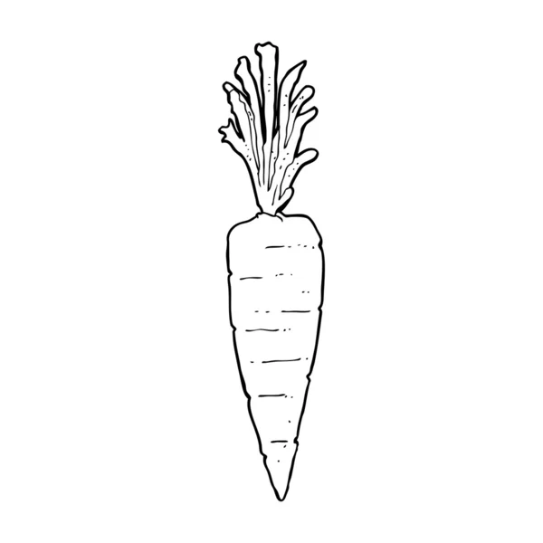 Kreslený mrkev — Stockový vektor