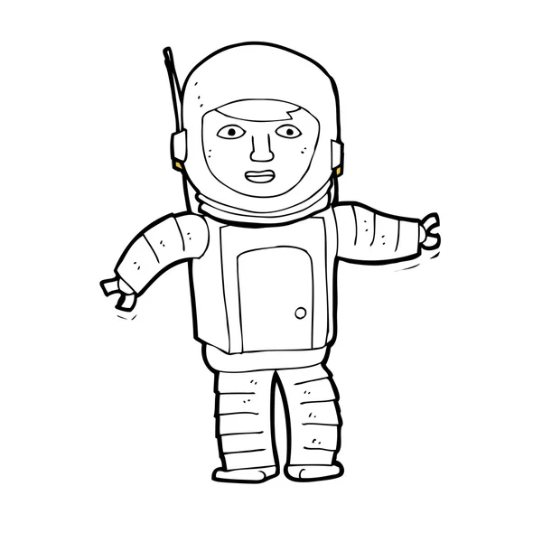 Astronauta dos desenhos animados —  Vetores de Stock