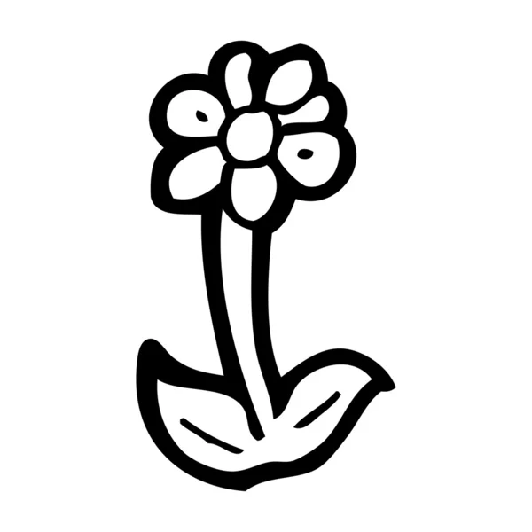 Símbolo da flor dos desenhos animados —  Vetores de Stock