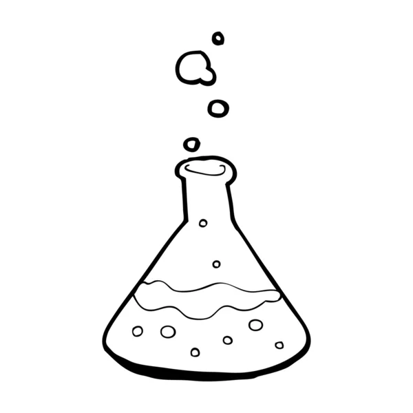 Química de ciencia de dibujos animados — Vector de stock