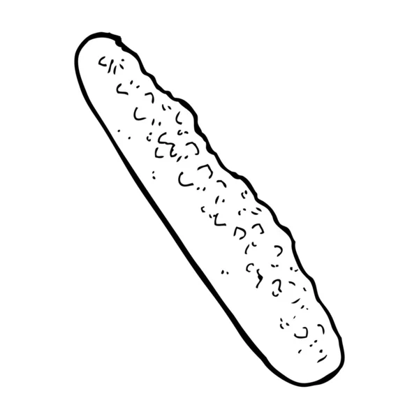 Baguette de dessin animé — Image vectorielle