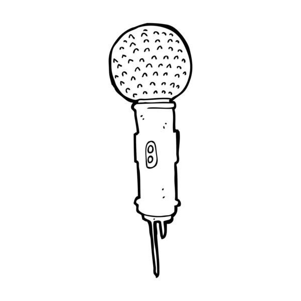 Microfone dos desenhos animados —  Vetores de Stock